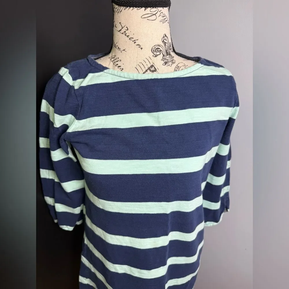 J.Crew cotton striped dress Size XS